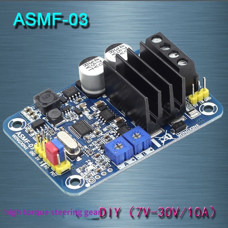 

ASMF-03 single channel high torque 500Nm controller servo DIY12V to 24V current limit 10A