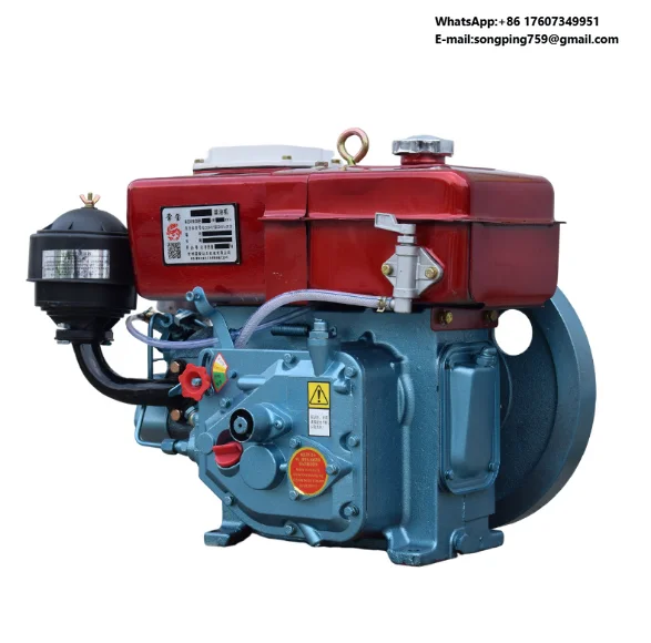 Original Diesel Motor 20 h p Single Cylinder die sel Engines for Heavy Equipment Construction Machinery Spare Parts