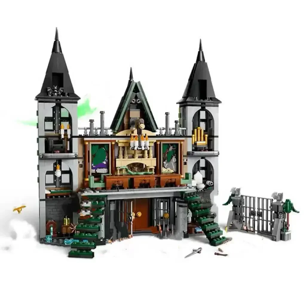 

2025 new creative expert Malfoy Manor building blocks suitable for street view model collection brick toys children's gifts