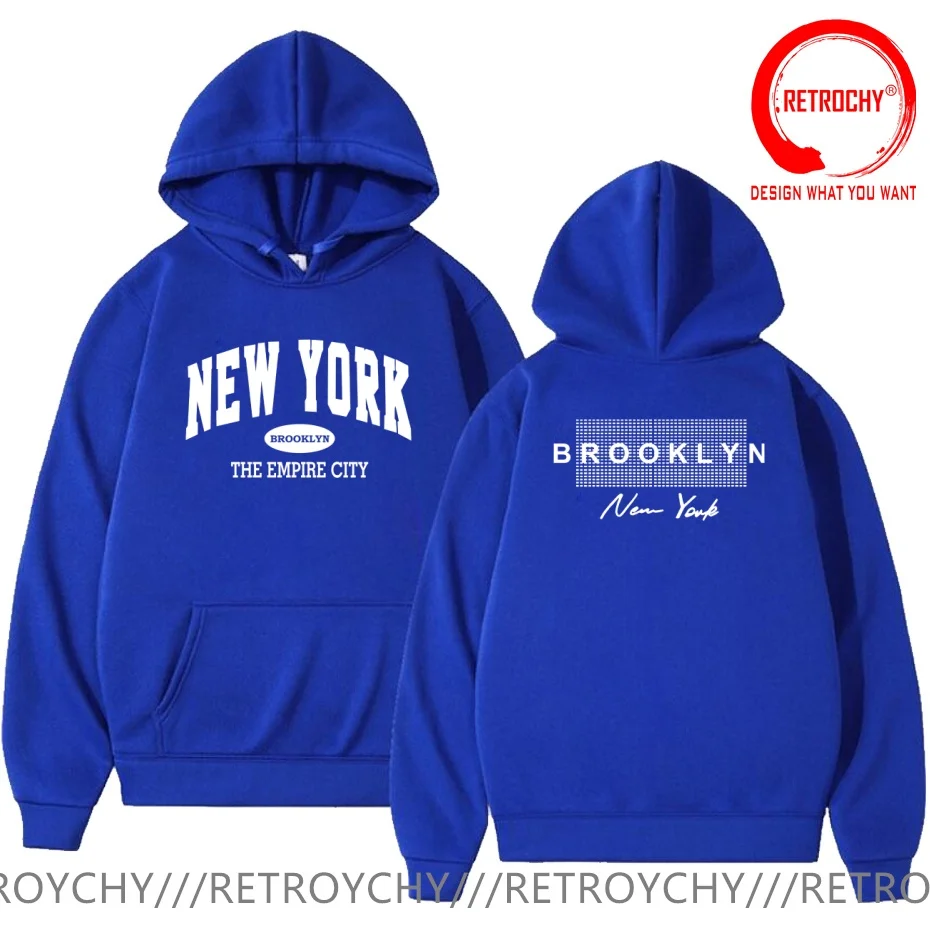 Nova camiseta masculina de moda, estilo casual e moderno, com estampa de Brooklyn, Nova York, a Cidade do Império. Camiseta estilosa para o dia a dia.
