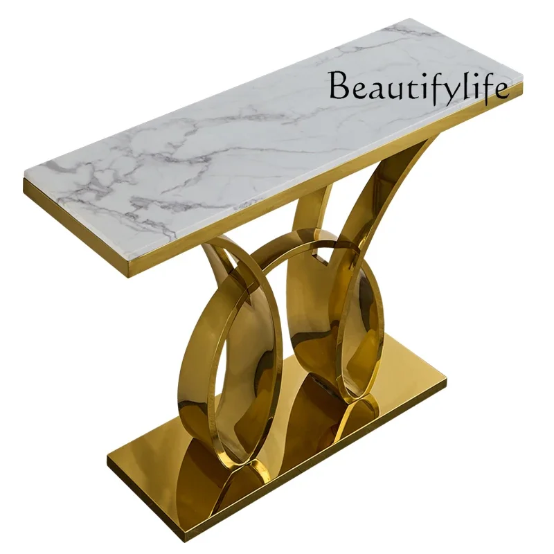 

Xuanguantai entry light luxury corridor against the wall board case end view table designer style high sense