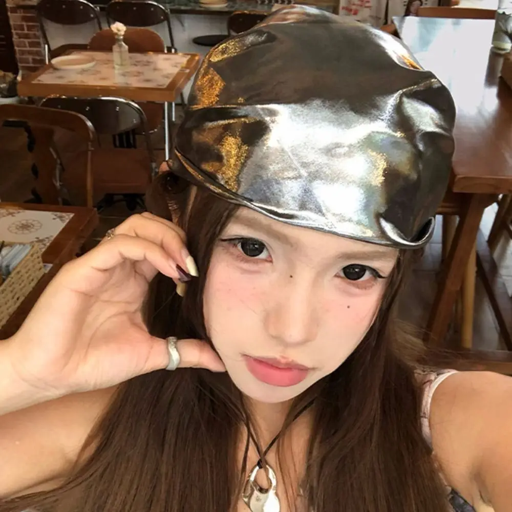 

Elegant Hip Hop Leopard Print Hair Scarf Soft Square Y2k Print Turban All-match Neckchief Punk Bandana Vacation