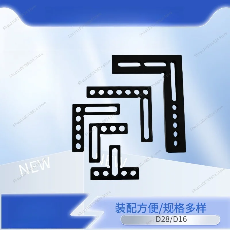 For Flexible Welding Platform Fixture D28 Positioning Angle Ruler D16 Plane Angle Ruler 90 ° Positioning Angle Ruler