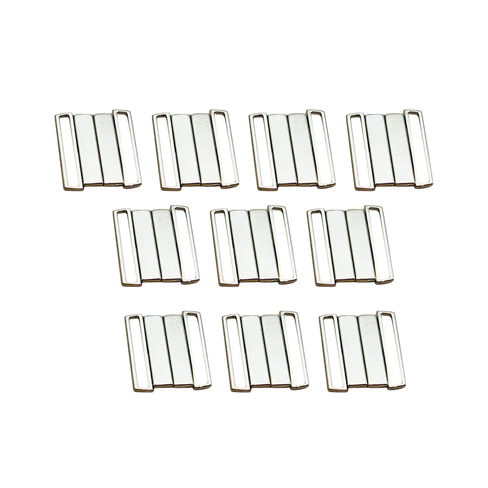 10Pcs Bra Hook Closure Garment Clasps Durable Waist Extender Hooks for Clothes Accessories Underwear Swimsuit Clothing Costume