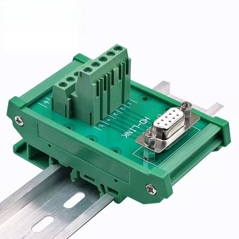 Serial Port 9-Pin DB9 Relay Terminal Board Adapter Plate Automation ADAM-3909