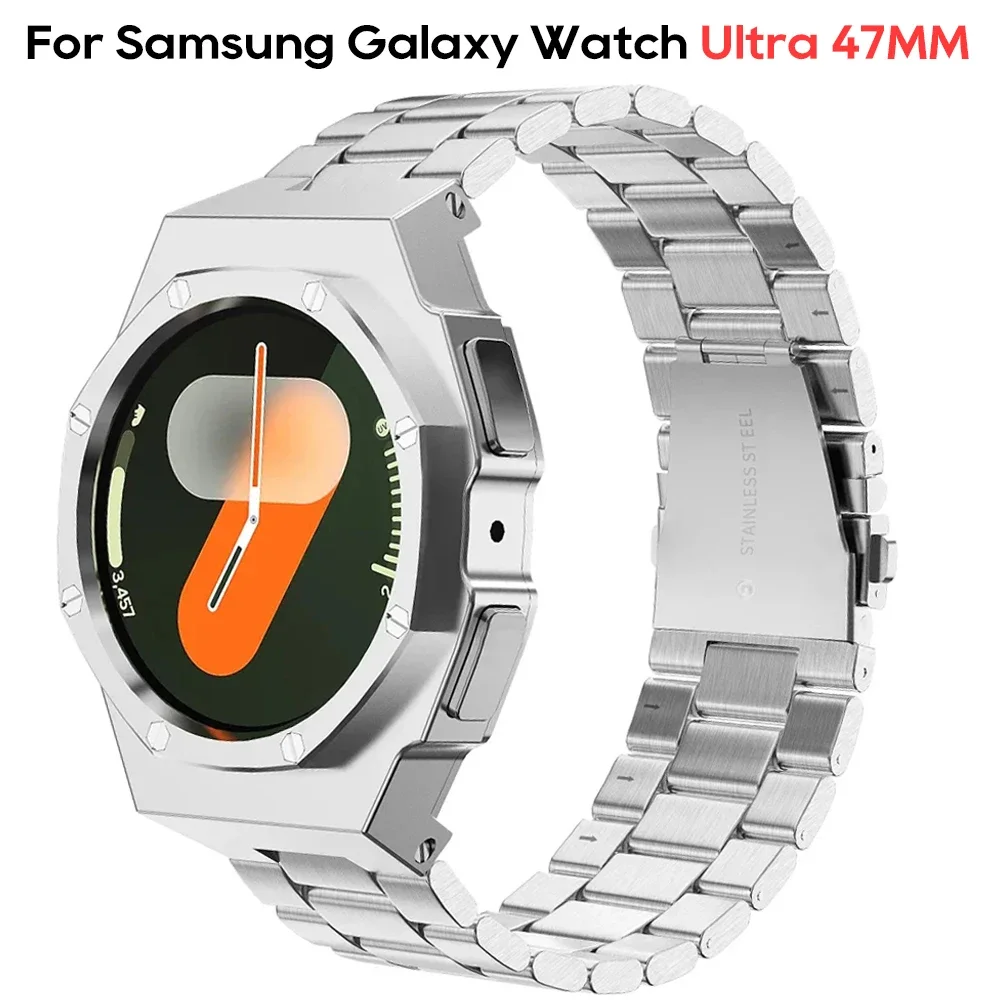 

Stainless Steel Mod Kit for Samsung Galaxy Watch 7 44mm Metal Bezel Modification for GALAXY WATCH7 44MM Luxury DIY Accessorie