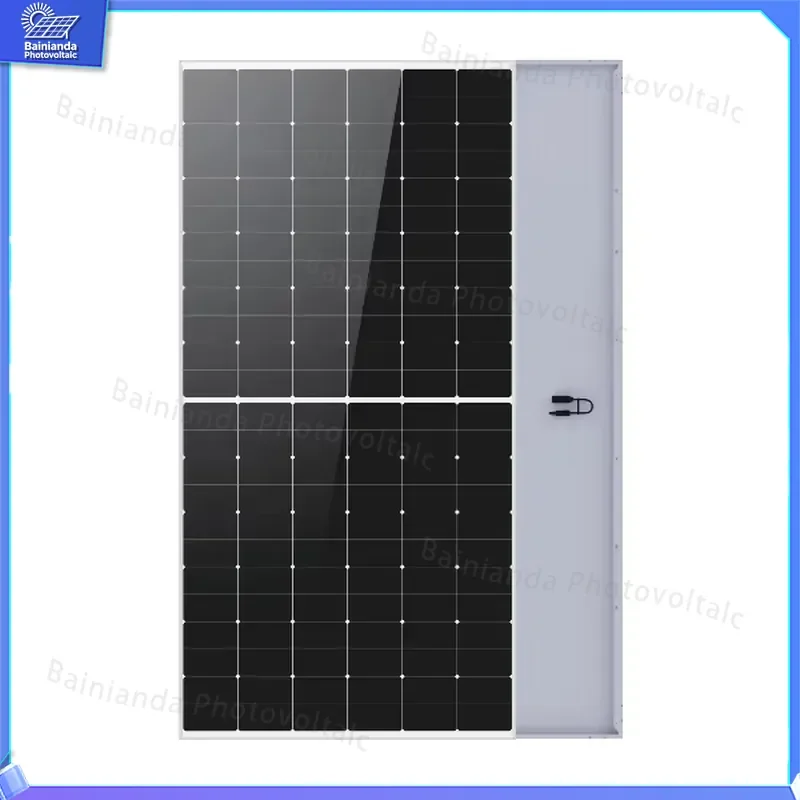 Panel Solar Monocristalino de Silicio Longi Solar Hi-MOX6 LR5 72HTHF 565-600W, Módulo Fotovoltaico de Alta Eficiencia para Montaje en Techo