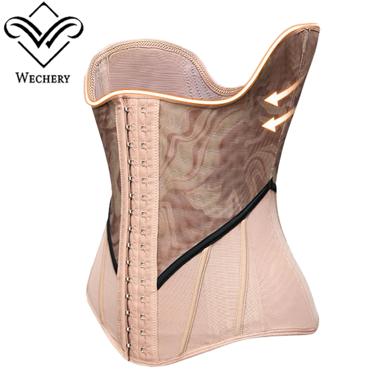 Wechery Underwear Belts For Women Reduce Belly U Chest Girdles Body Shapers Abdominal Compression Waist Trainer