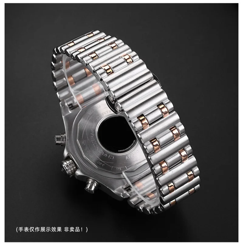 22mm 24mm do paska Breitling mechaniczne rozrządu Avengers Super Ocean b01 łańcuszek do zegarka pasek do zegarka ze stali nierdzewnej męska bransoletka