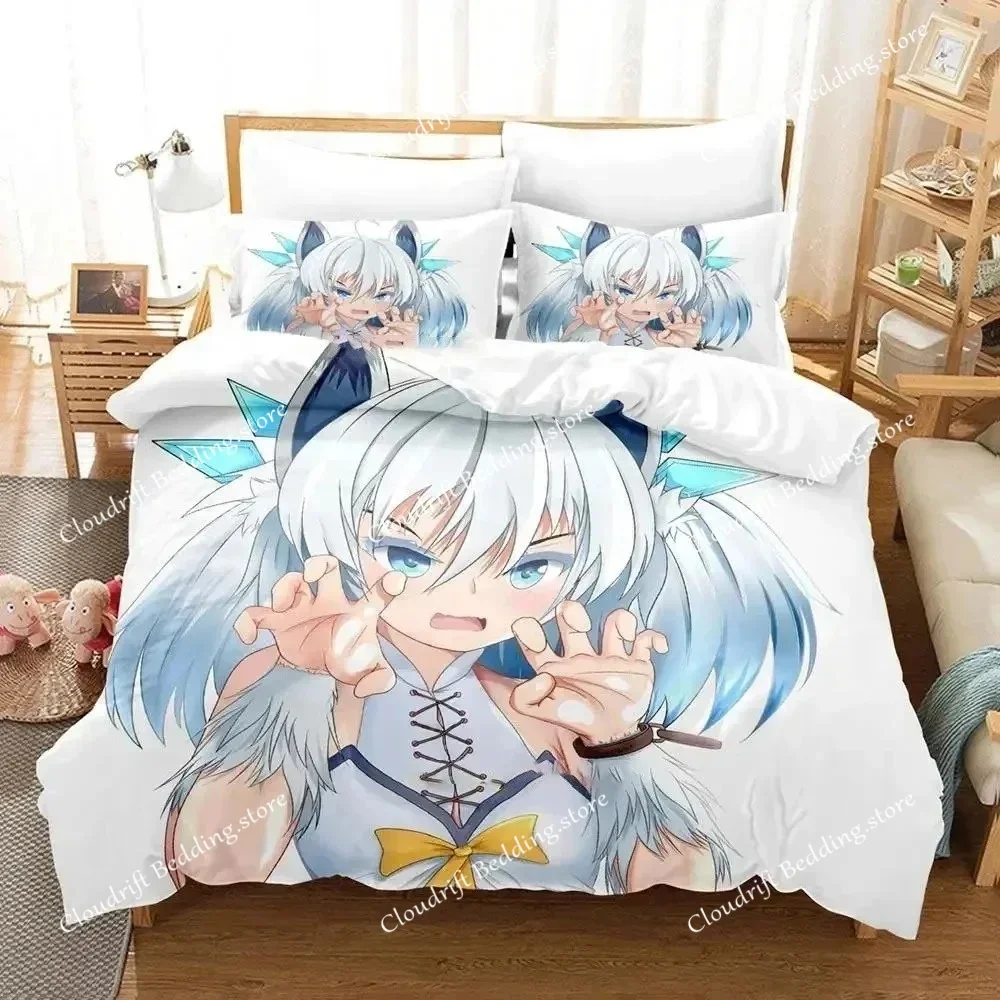 

Anime Redo of Healer Bedding Set Boys Girls Twin Queen Size Duvet Cover Pillowcase Bed Kids Adult Fashion Home Textileextile