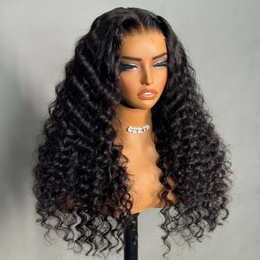 Wig Gelombang Longgar Kepadatan 400 13×6 HD Wig Renda Frontal 360 HD Wig Renda Frontal Rambut Manusia Wig Gelombang Dalam Remy Brasil Preplucked