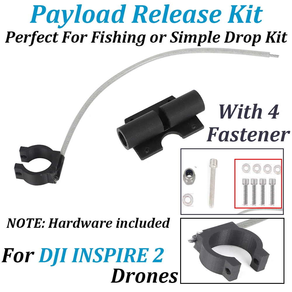 For DJI INSPIRE 2 Payload Release Kit - Perfect For Fishing or Simple Drop Kit