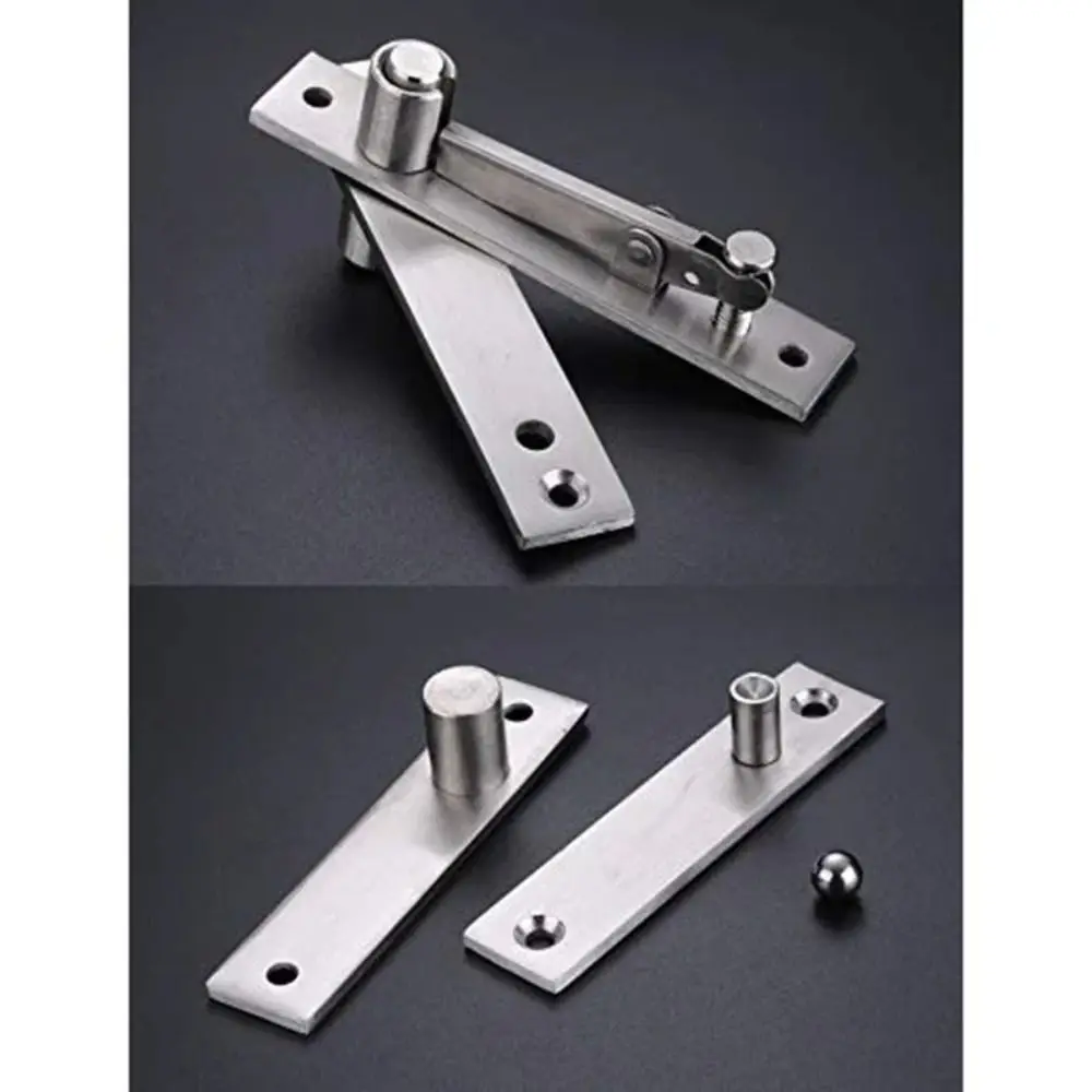 Positioning Door 360-degree Rotating Shaft Long Lasting Stronger Load-bearing Wooden Door Hinge Heavy Duty Thick Door Shaft