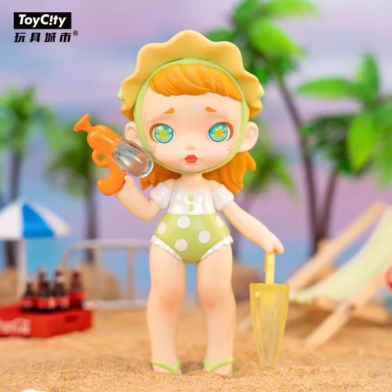 

Mystery Box Toys Original Laura Pool Party Capsule Series Model Confirm Style Cute Anime Figure Gift Surprise Box