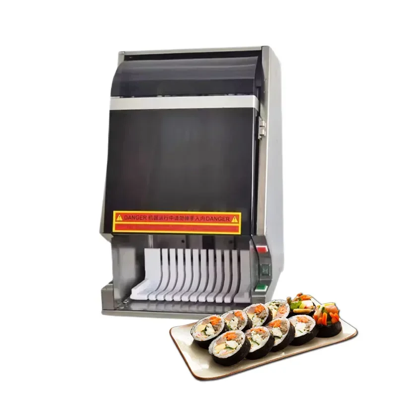 Automatic slice cutting machine 8/10/12 slice sushi cutting machine