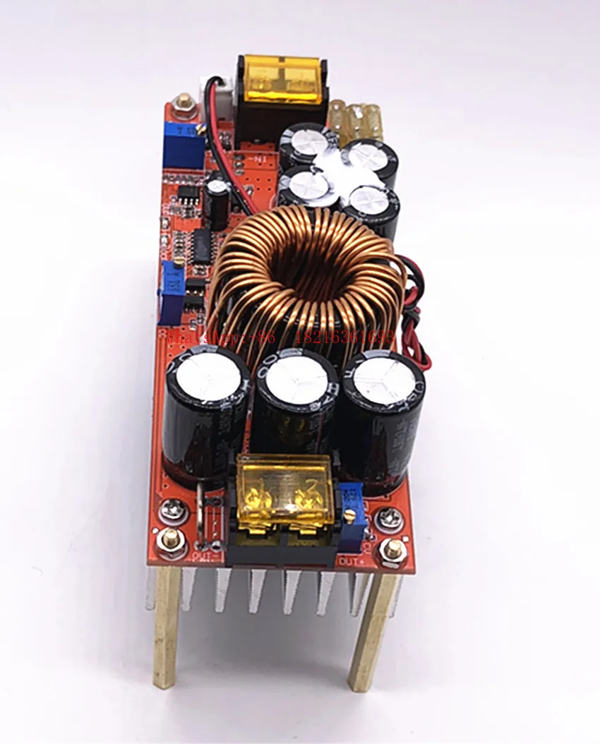 1500W Upgrade 1800W DC-DC Boost Constant Voltage Constant Current Adjustable Power Supply Module 12-60V Liter 12-90V