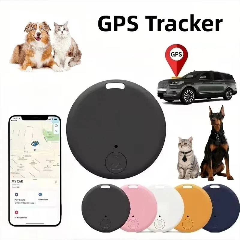 Mini Fashion Smart Pets Bluetooth 5.0 GPS Tracker Anti Lost Alarm Smart Tag Wireless Child Bag Wallet Key Luggage Finder Locator