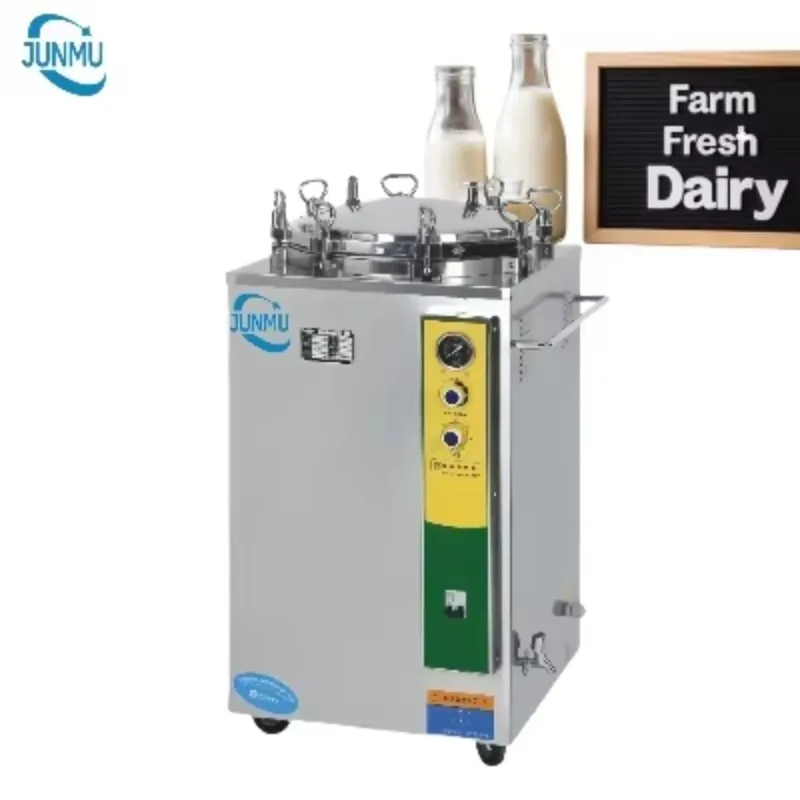 

Junmu High-Capacity Industrial Autoclave for Glass Packaging Food Industry Handling Bulk Milk and Beverage Processing