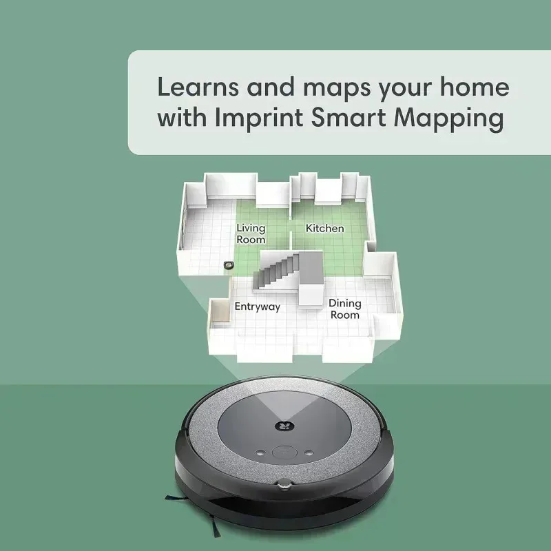 PMD4-iRobot Roomba Combo i5 Robot aspirador y fregona: limpia en habitación con mapeo inteligente, funciona con Alexa, polvo de limpieza personalizado,