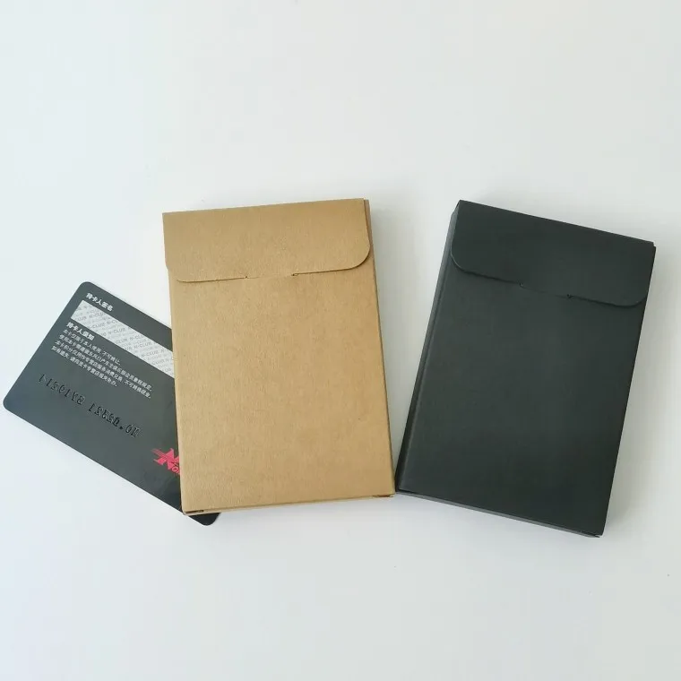 50pcs/lot Mini Envelopes Card Case Used for DIY Postcard/Card Storage 、Wedding Invitations Gift Packaging 350g Kraft Paper Box