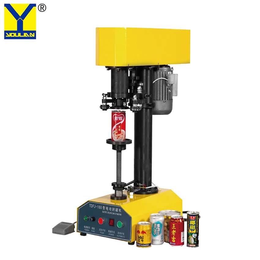 Hướng Dẫn Sử Dụng Có Thể Gắn Mũ Kín Máy Eectric Thực Phẩm Nhựa Thủy Tinh Kim Loại Chai Tín Có Thể Nắp Đồ Uống Bia Uy Tín Có Thể Máy Hàn Miệng Túi TDFJ-160