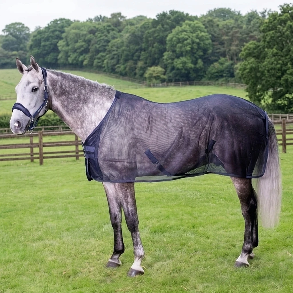 防蚊馬用衣料ネット、屋外用通気性メッシュブランケット、UV保 - Summer Equestrian Clothing のレビューと価格