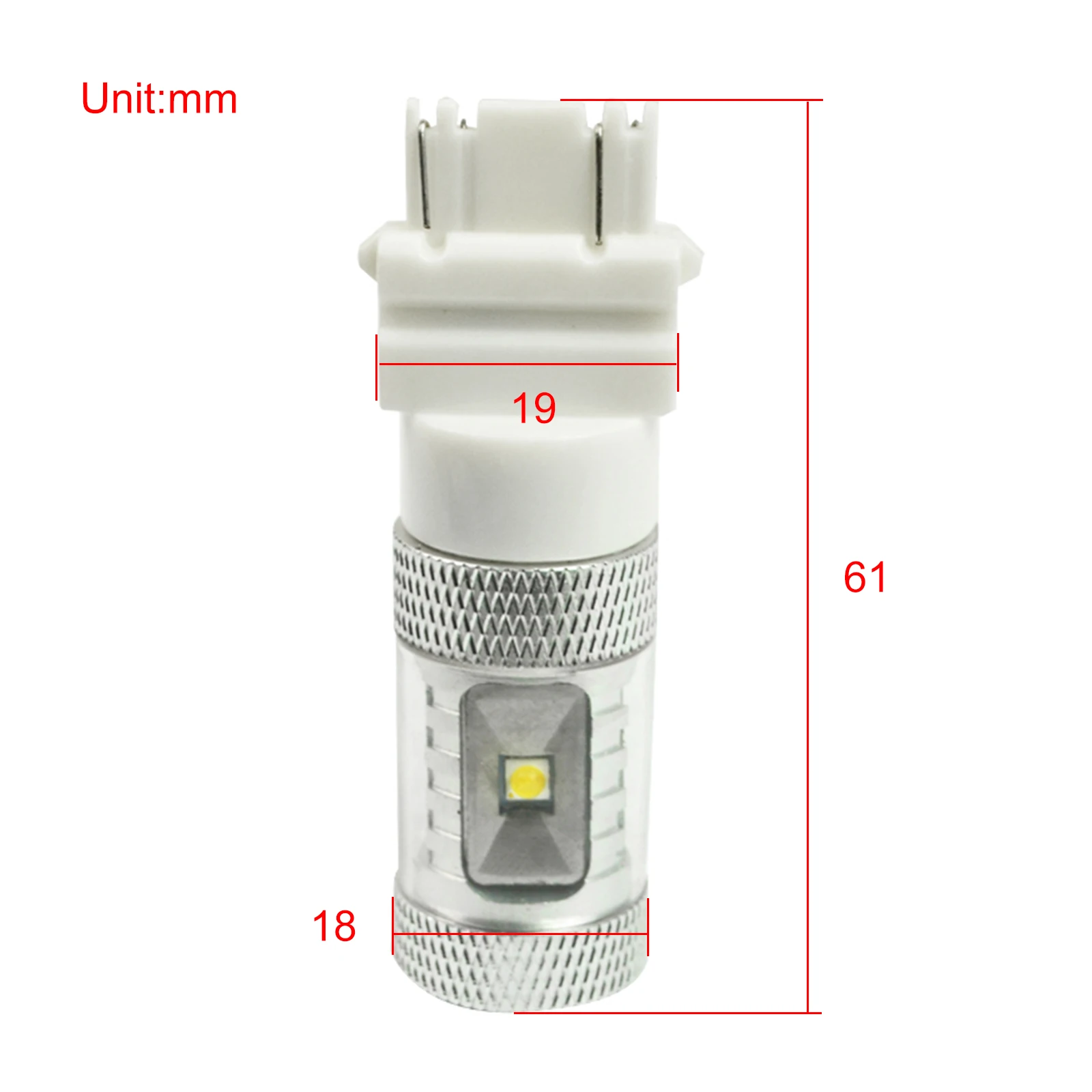 White 3157 3156 3157 High Power 30W LED Tail Brake Stop Backup Reverse Light Bulbs