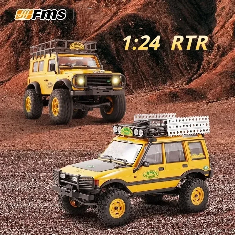 متوفر FMS 1:24 FCX24M RC التحكم عن بعد على الطرق الوعرة مركبة G3 التحكم عن بعد الدفع الرباعي لعبة كهربائية خارجية تسلق سيارة