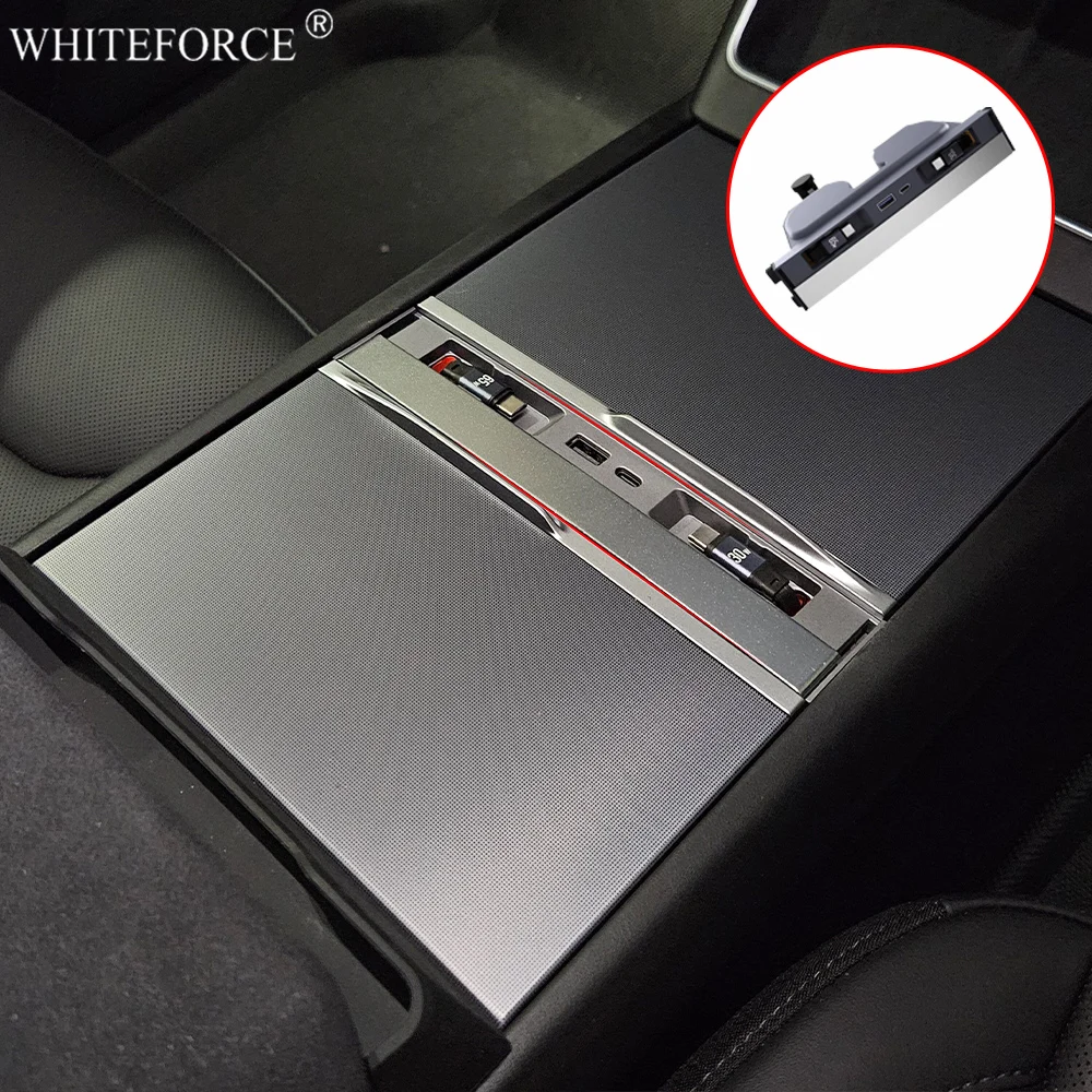 

For Tesla Model Y Juniper & Model 3 Highland Intelligent Docking Station Fast Charger Extender Docking Station Powered Splitter