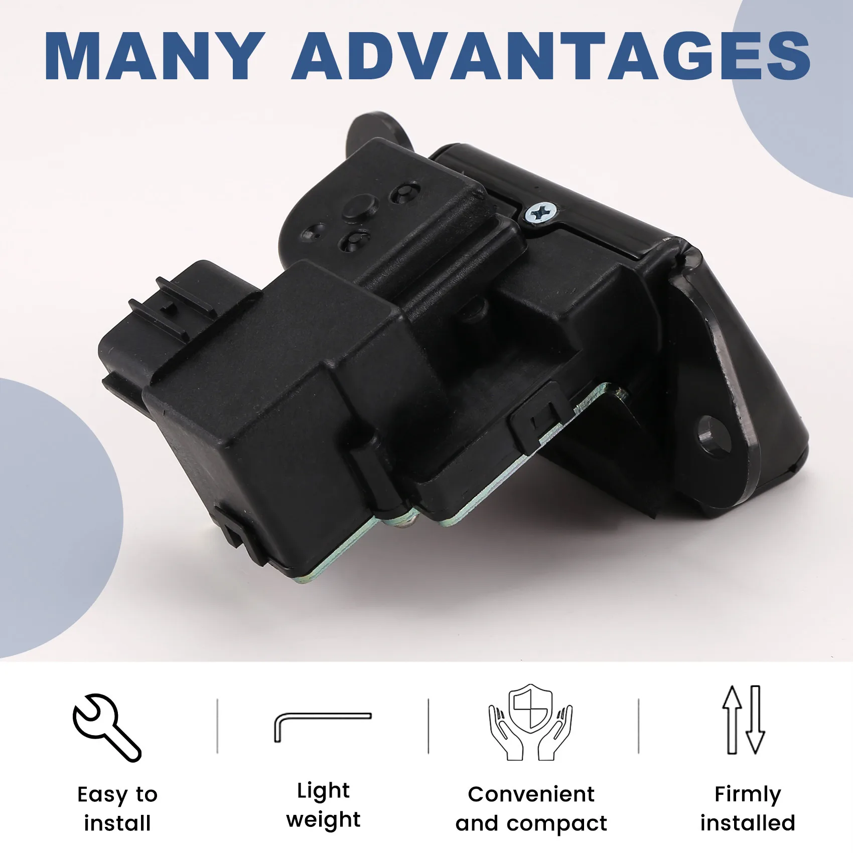 

Plain Tailgate Lock Back Door Latch For Hyundai IX35 Tucson 2010-2015 Trunk Lid Latch 81230-1H300