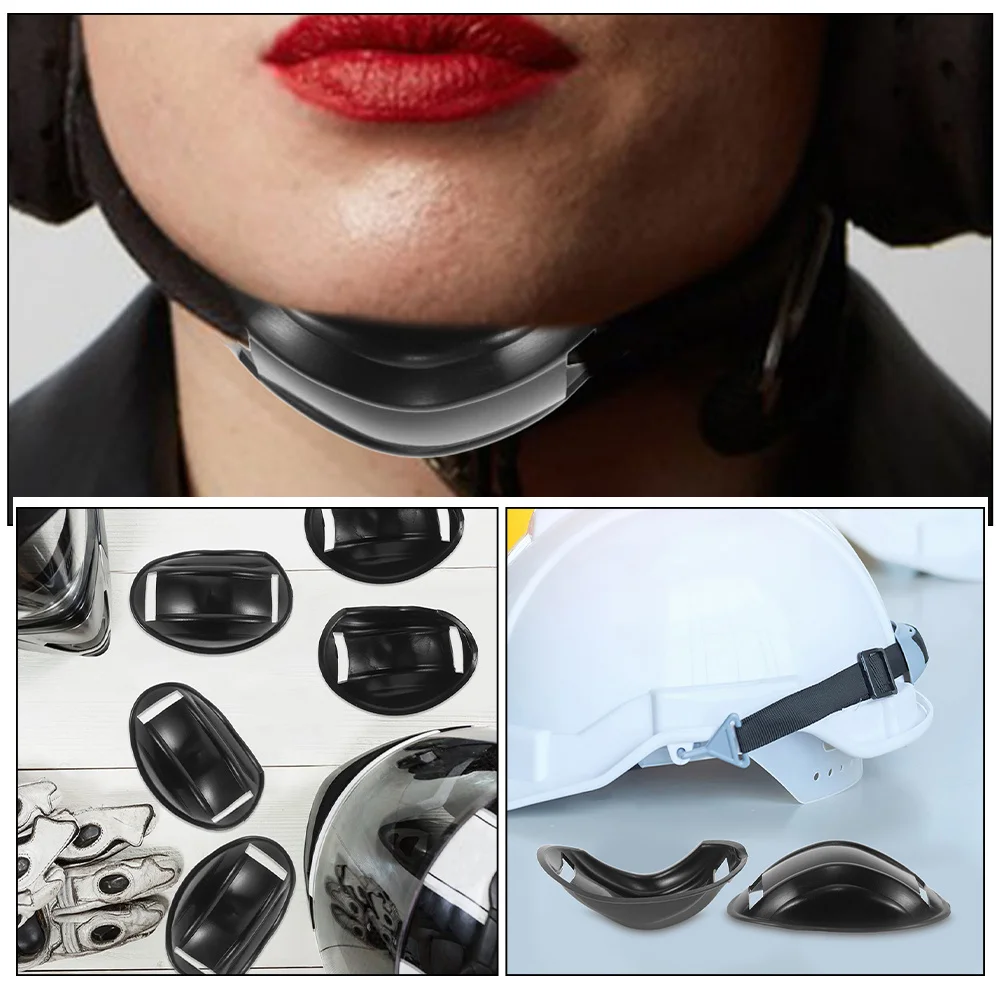 10 قطع من أكواب الذقن لقناع الوجه، وسادات الذقن الواقية الآمنة للدراجات النارية والدراجات والتزلج وبطانة مريحة تدوم طويلاً #5