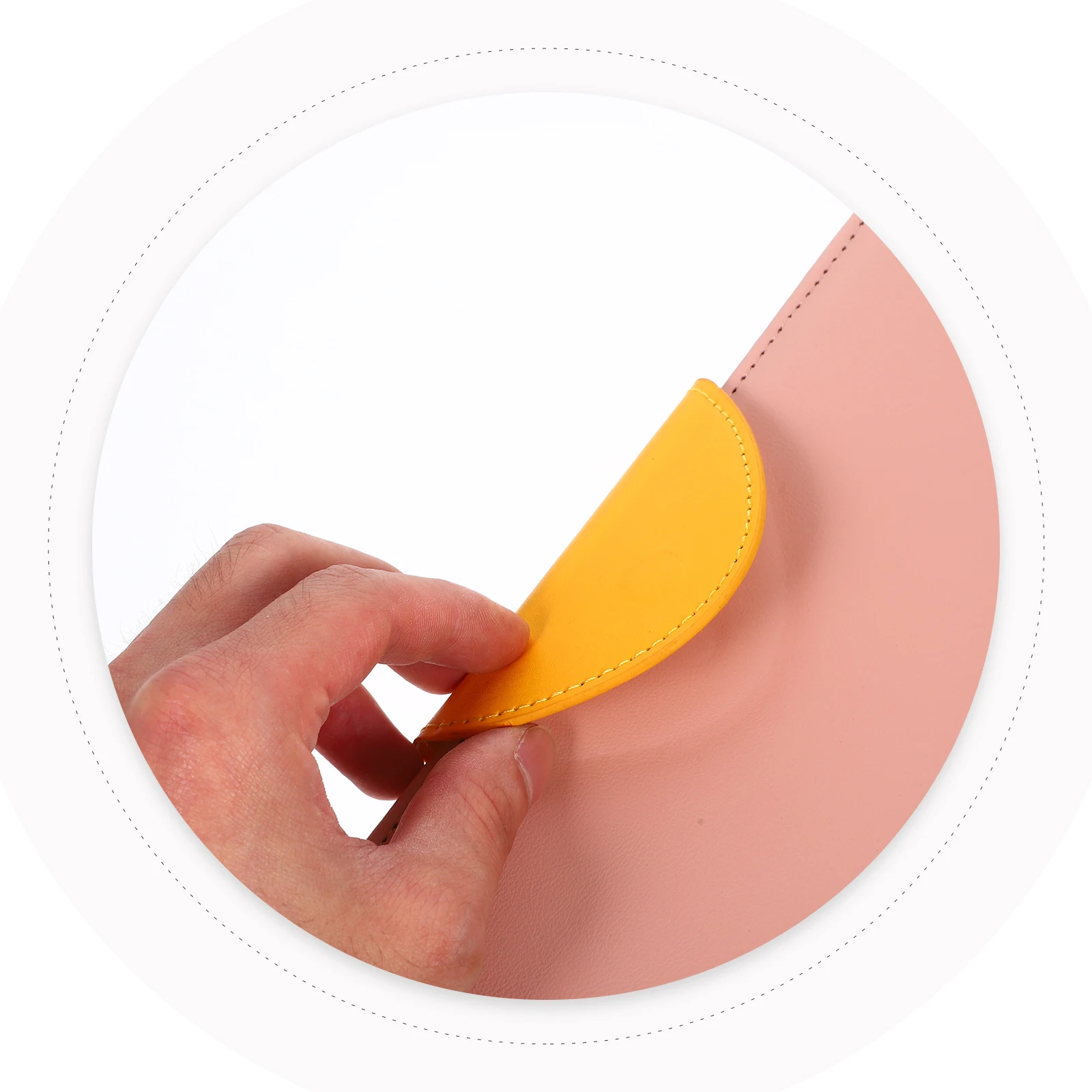 Birth Certificate Protector Sleeve Pink Color Wear Resistant Certificate Folder Baby Gift Lightweight Portable