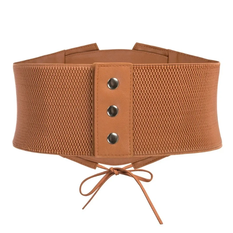 GK المرأة الرجعية مطاطا حزام بسط Cincher حزام خصر خمر السيدات مشد حزام حبل فو الجلود Cummerbunds