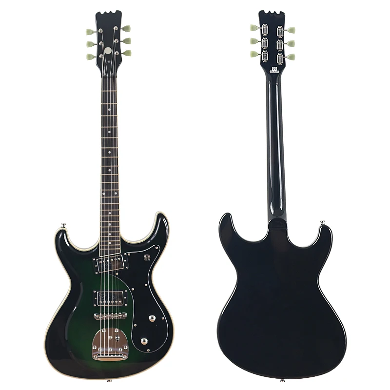 6 Strings Electric Guitar 39 Inch High Gloss Electric Guitarra 22 Frets Good Handicraft Black Blue & Sunburst