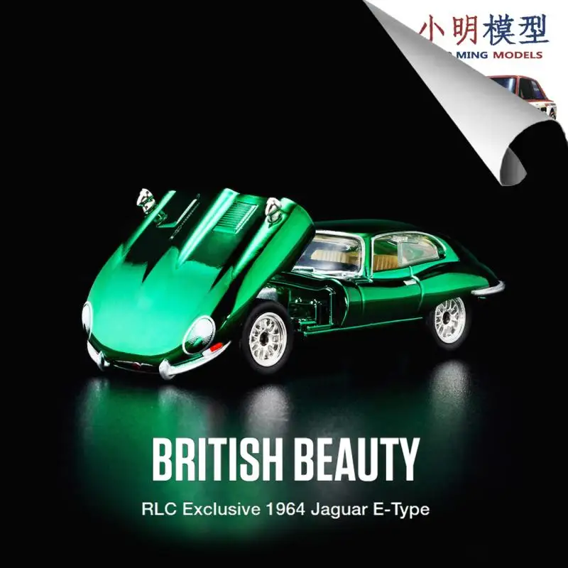 HOT WHEELS RLC 1/64 1964  jaguar e-type Collection die cast alloy car model decoration gift