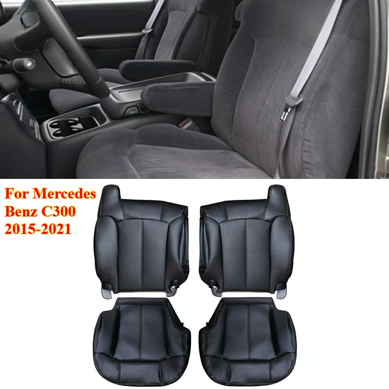 

Гениальный сменный чехол на сиденье со стороны водителя для Mercedes Benz C300 2015-2021, автомобильные аксессуары, черный, прочный