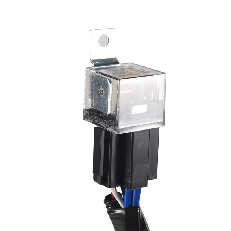 

12 В автомобильный звуковой сигнал, модифицированный жгут проводов, электрический звуковой сигнал улитки, универсальный с реле 40 А