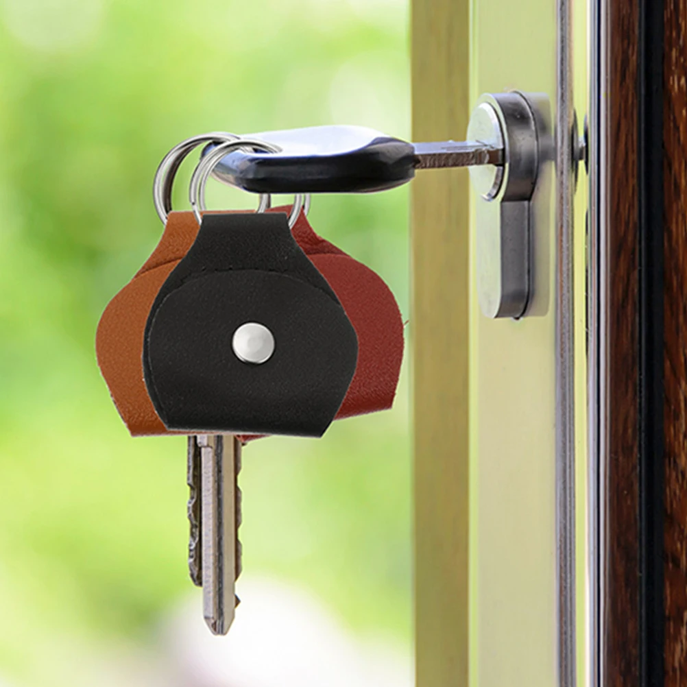 

Pu Guitar Keychain Guitar Pick Storage Bag 6pcs Portable Small Guitar Pick Case For Travel Guitar Accessories