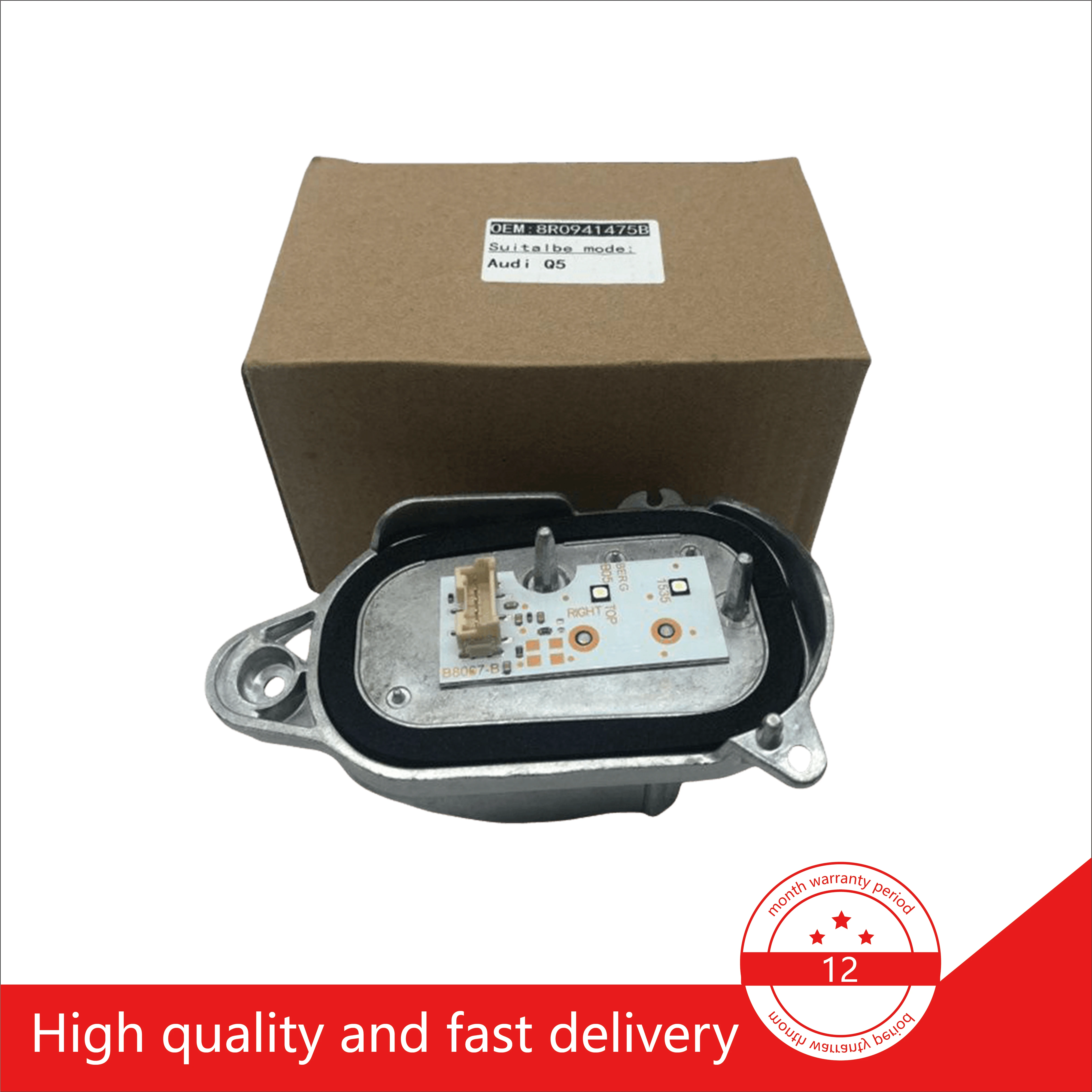 8R0941475B 8R0941476B LED Left Angel Eye Suitable For Audi Q5 Headlight Daylight Cross Border