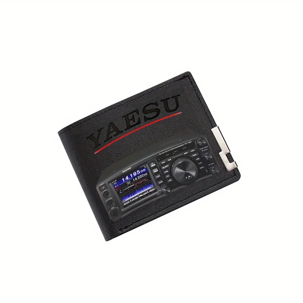 

Radio equipment electronic display screen device Yaesu Men's Wallet Printing Design Simple Modern Stylish Business Father's Boyf