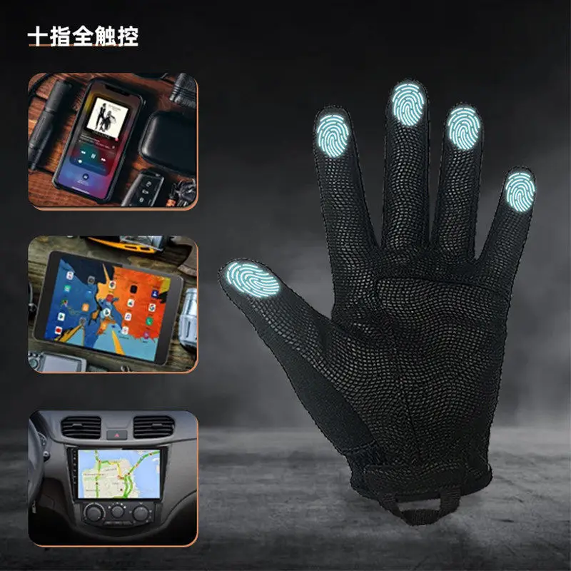 Super Technician Replacement Glove - 0.5mm Thin and Breathable Men's Full-Thumb Touchscreen Outdoor Camping Fishing Glove
