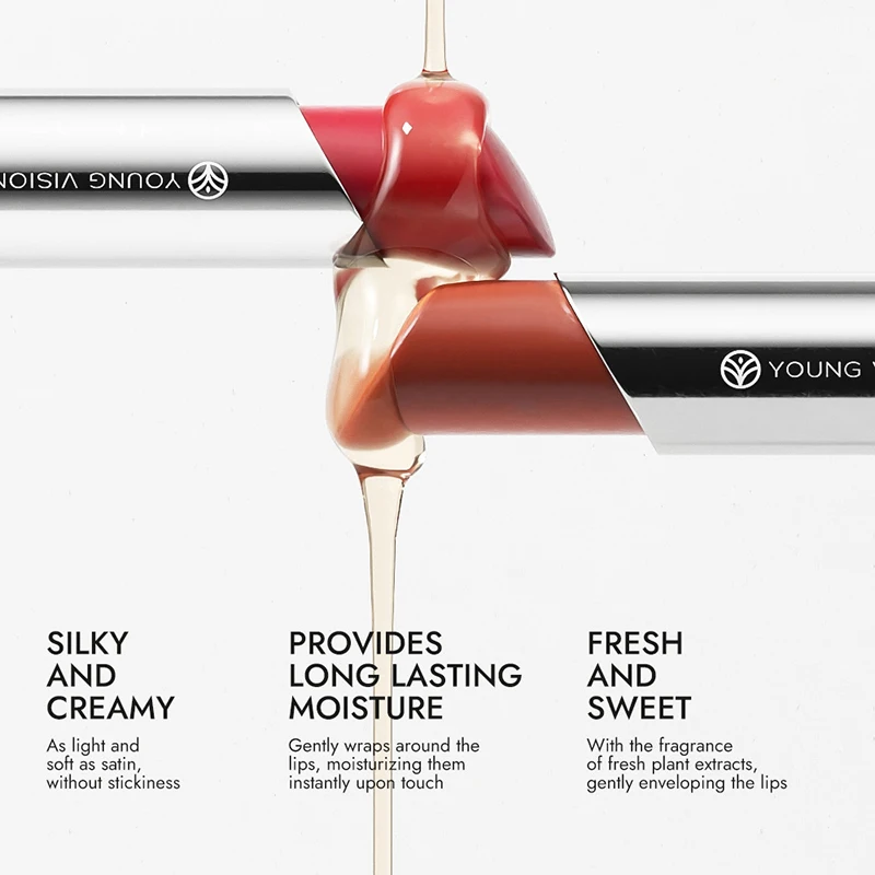 Rossetto leggero nutriente Rossetto a spirale a 6 colori con lucentezza fine Rossetto idratante Rossetto per ragazza con glitter fine a lunga durata