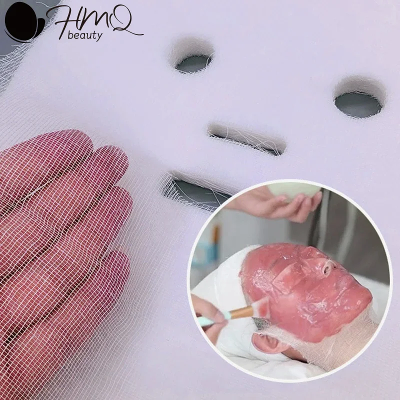 100pcs Disposable Soft Gauze Beauty Salon Apply Soft Mask Ultrathin Natural Cotton Eye Care Patches Face Mask Skin Care Tools
