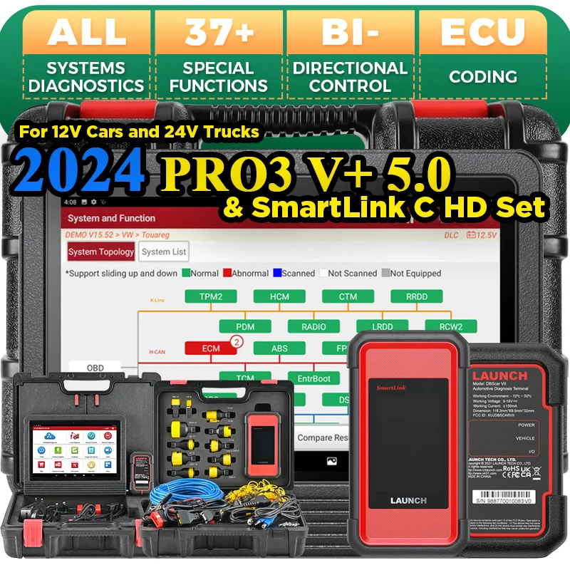 LAUNCH X431 PRO3 V+ 5.0 ΠΈ SmartLink C HD Π΄ΠΈΠ°Π³Π½ΠΎΡΡΠΈΡΠ΅ΡΠΊΠΈΠ΅ ΠΈΠ½ΡΡΡΡΠΌΠ΅Π½ΡΡ 24 Π ΡΠΊΠ°Π½Π΅Ρ Π³ΡΡΠ·ΠΎΠ²ΠΈΠΊΠΎΠ² OBD2 ΡΠΎΠΏΠΎΠ»ΠΎΠ³ΠΈΡ ΠΊΠ°ΡΡΠΎΠ³ΡΠ°ΡΠΈΡΠΎΠ²Π°Π½ΠΈΠ΅ Π°Π²ΡΠΎΠΌΠΎΠ±ΠΈΠ»ΡΠ½ΡΠΉ Π΄ΠΈΠ°Π³Π½ΠΎΡΡΠΈΡΠ΅ΡΠΊΠΈΠΉ ΡΠΊΠ°Π½Π΅Ρ LAUNCH X431 PRO3 V+ 5.0 ΠΈ SmartLink C HD Π΄ΠΈΠ°Π³Π½ΠΎΡΡΠΈΡΠ΅ΡΠΊΠΈΠ΅ ΠΈΠ½ΡΡΡΡΠΌΠ΅Π½ΡΡ 24 Π ΡΠΊΠ°Π½Π΅Ρ Π³ΡΡΠ·ΠΎΠ²ΠΈΠΊΠΎΠ² OBD2 ΡΠΎΠΏΠΎΠ»ΠΎΠ³ΠΈΡ ΠΊΠ°ΡΡΠΎΠ³ΡΠ°ΡΠΈΡΠΎΠ²Π°Π½ΠΈΠ΅ Π°Π²ΡΠΎΠΌΠΎΠ±ΠΈΠ»ΡΠ½ΡΠΉ Π΄ΠΈΠ°Π³Π½ΠΎΡΡΠΈΡΠ΅ΡΠΊΠΈΠΉ ΡΠΊΠ°Π½Π΅Ρ
