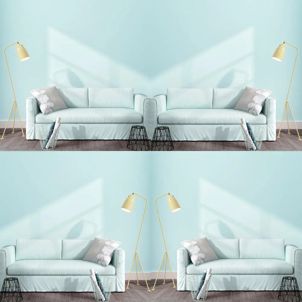 

Мятно-синие обои, однотонные, светло-голубые, современные, простые, нетканые, настенные покрытия для спальни, гостиной, вставить назад, не самостоятельное