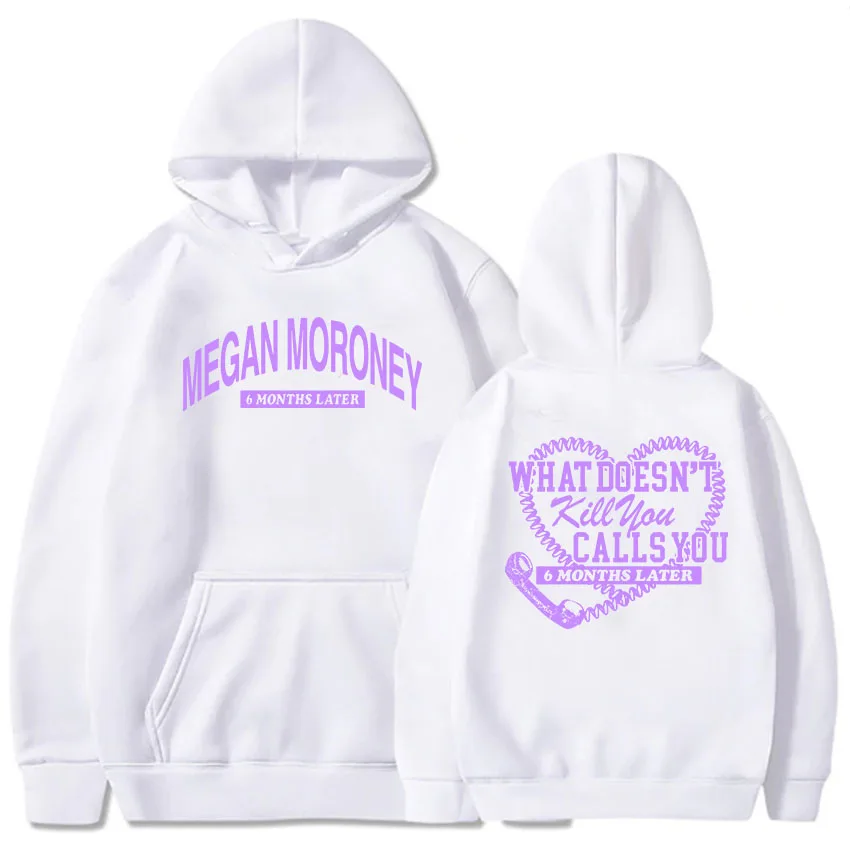 

Толстовки с капюшоном Megan Moroney на 6 месяцев, осень-зима, теплая мужская толстовка, пуловеры с рисунком альбома 2025 года, модная мужская и женская толстовка с капюшоном