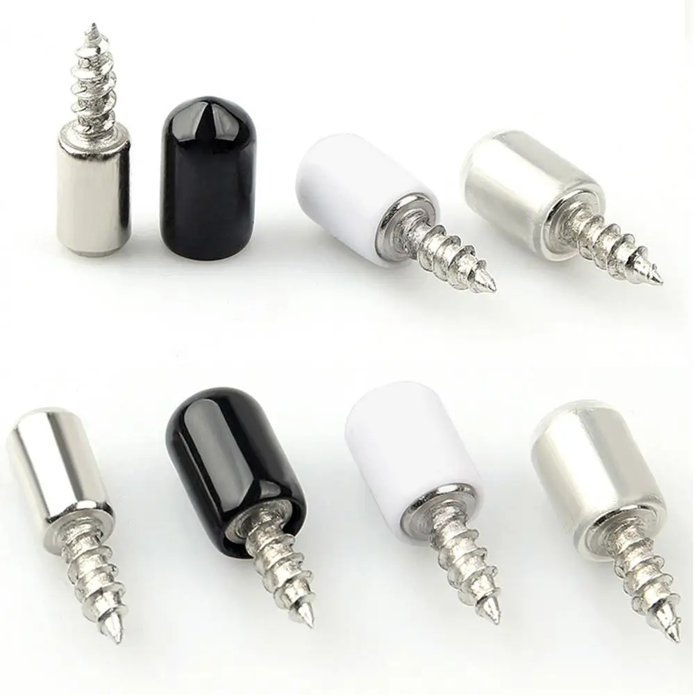 Rubber Protected Shelf Pins 20pcs Self-tapping Screws Strong Load-bearing Shelf Brackets Durable Bookcase Cupboard Fastening
