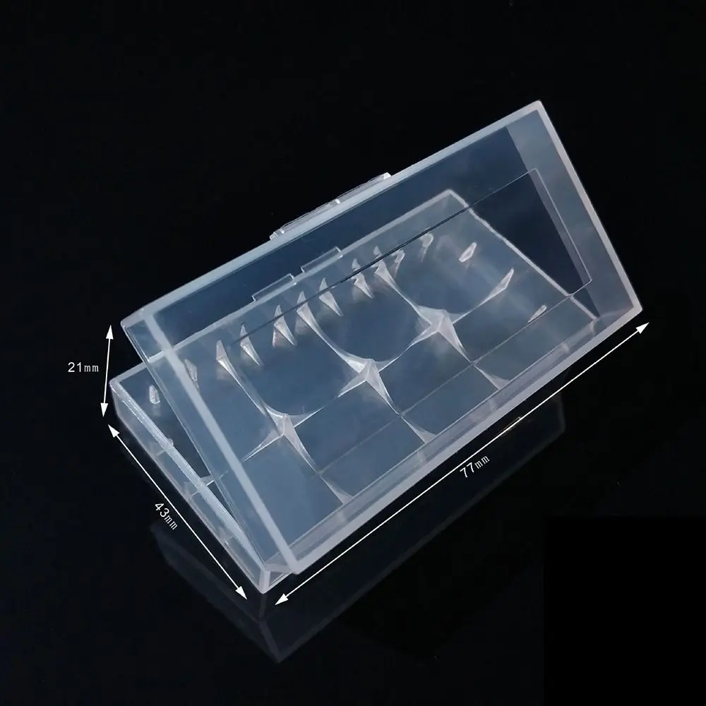 Portable Clear Battery Storage Case Multi-slot Waterproof Battery Box Hard Plastic Battery Protection Boxes