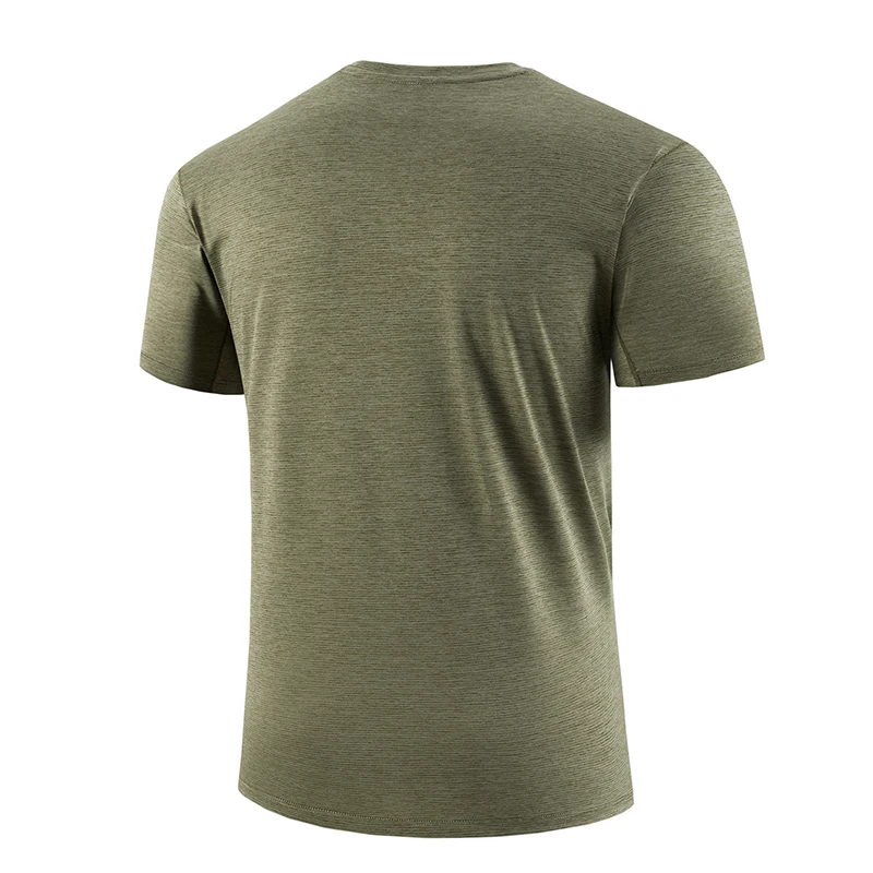 LUCEN Summer new model high-quality men's elastic breathable T-shirt outdoor sports suitable casual running fitness short sleeve