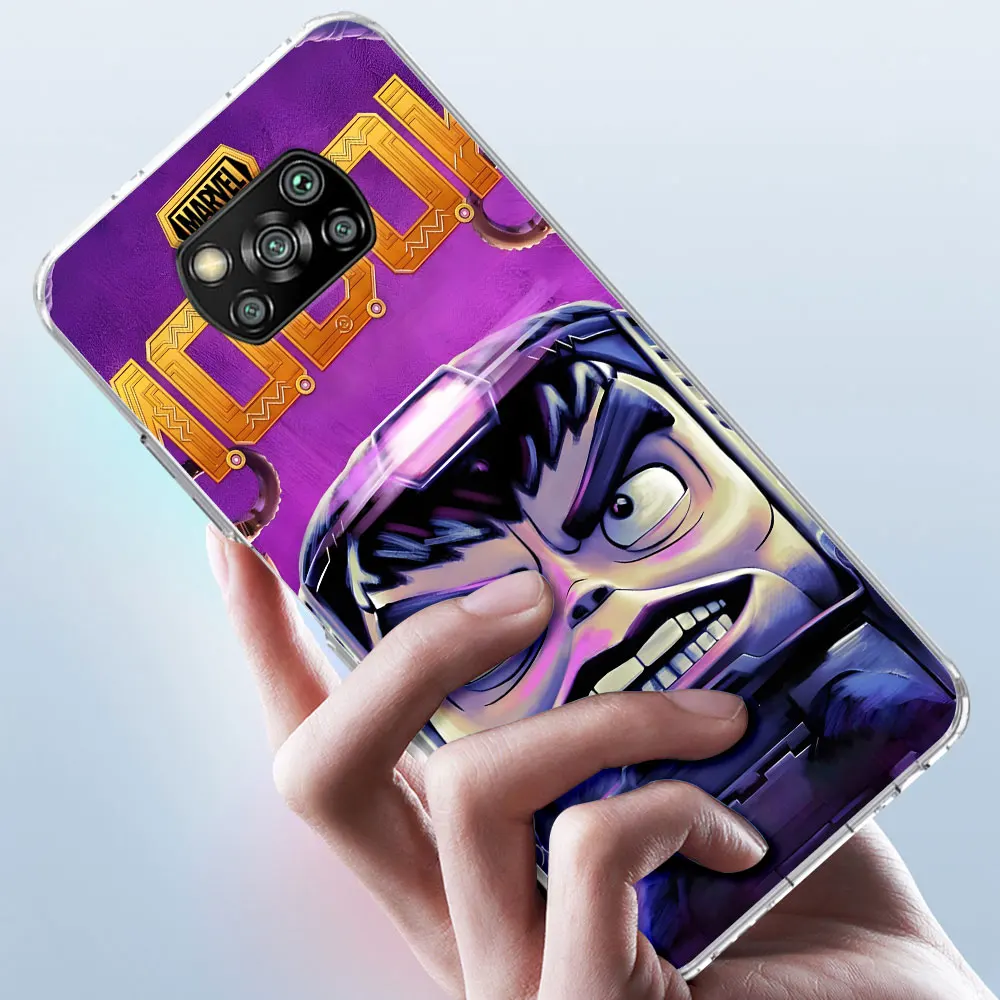 Super Hero Hit Monkey Case for Xiaomi Poco X6 F4 M5 X3 M3 M5s X4 X5 F1 F3 F5 M4 F2 Pro TPU Soft Transparent Phone Cover